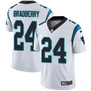 Wholesale Cheap Nike Panthers #24 James Bradberry White Men's Stitched NFL Vapor Untouchable Limited Jersey