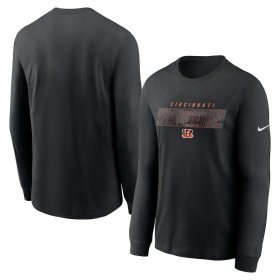 Wholesale Cheap Cincinnati Bengals Nike Fan Gear Playbook Long Sleeve T-Shirt Black
