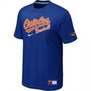 Wholesale Cheap Baltimore Orioles Nike Short Sleeve Practice MLB T-Shirt Blue