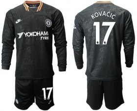 Wholesale Cheap Chelsea #17 Kovacic Third Long Sleeves Soccer Club Jersey