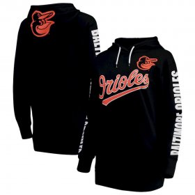 Wholesale Cheap Baltimore Orioles G-III 4Her by Carl Banks Women\'s Extra Innings Pullover Hoodie Black