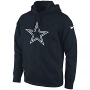 Wholesale Cheap Dallas Cowboys Nike KO Logo Essential Pullover Hoodie Navy