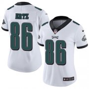 Wholesale Cheap Nike Eagles #86 Zach Ertz White Women's Stitched NFL Vapor Untouchable Limited Jersey