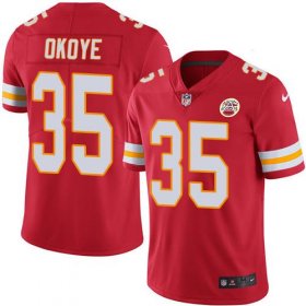 Wholesale Cheap Nike Chiefs #35 Christian Okoye Red Team Color Men\'s Stitched NFL Vapor Untouchable Limited Jersey