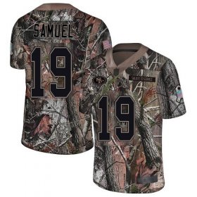 Wholesale Cheap Nike 49ers #19 Deebo Samuel Camo Men\'s Stitched NFL Limited Rush Realtree Jersey