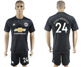 Wholesale Cheap Manchester United #24 Fosu-Mensah Away Soccer Club Jersey