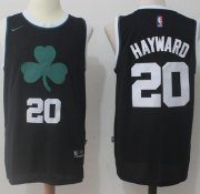 Wholesale Cheap Men's Boston Celtics #20 Gordon Hayward Black 2017-2018 Nike Swingman Stitched NBA Jersey
