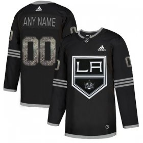Wholesale Cheap Men\'s Adidas Kings Personalized Authentic Black Classic NHL Jersey