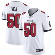 Wholesale Cheap Tampa Bay Buccaneers #50 Vita Vea Men's Nike White Vapor Limited Jersey
