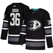 Wholesale Cheap Adidas Ducks #36 John Gibson Black Authentic 2019 All-Star Stitched NHL Jersey