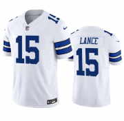 Wholesale Cheap Men's Dallas Cowboys #15 Trey Lance White 2023 F.U.S.E. Limited Stitched Football Jersey