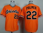 Wholesale Cheap Mitchell And Ness 1982 Orioles #22 Jim Palmer Orange Throwback Stitched MLB Jersey