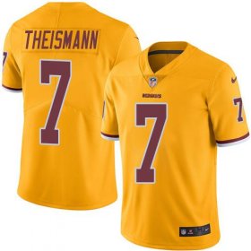 Wholesale Cheap Nike Redskins #7 Joe Theismann Gold Men\'s Stitched NFL Limited Rush Jersey
