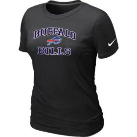 Wholesale Cheap Women\'s Nike Buffalo Bills Heart & Soul NFL T-Shirt Black