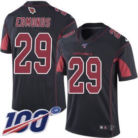 Wholesale Cheap Nike Cardinals #29 Chase Edmonds Black Men\'s Stitched NFL Limited Rush 100th Season Jersey