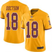Wholesale Cheap Nike Redskins #18 Josh Doctson Gold Men's Stitched NFL Limited Rush Jersey
