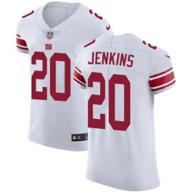 Wholesale Cheap Nike Giants #20 Janoris Jenkins White Men\'s Stitched NFL Vapor Untouchable Elite Jersey