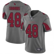 Wholesale Cheap Nike Cardinals #48 Isaiah Simmons Silver Men's Stitched NFL Limited Inverted Legend Jersey