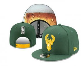 Wholesale Cheap Milwaukee Bucks Snapback Ajustable Cap Hat YD 2