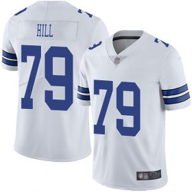 Wholesale Cheap Nike Cowboys #79 Trysten Hill White Men\'s Stitched NFL Vapor Untouchable Limited Jersey