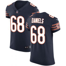 Wholesale Cheap Nike Bears #68 James Daniels Navy Blue Team Color Men\'s Stitched NFL Vapor Untouchable Elite Jersey