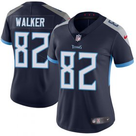 Wholesale Cheap Nike Titans #82 Delanie Walker Navy Blue Team Color Women\'s Stitched NFL Vapor Untouchable Limited Jersey
