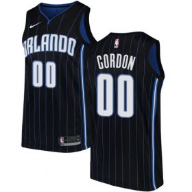Wholesale Cheap Nike Magic #00 Aaron Gordon Black NBA Swingman Statement Edition Jersey