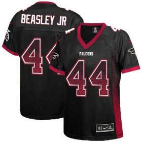 Wholesale Cheap Nike Falcons #44 Vic Beasley Jr Black Alternate Women\'s Stitched NFL Elite Drift Fashion Jersey