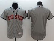 Wholesale Cheap Astros Blank Grey Flexbase Authentic Collection Stitched MLB Jersey