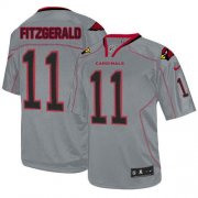 Wholesale Cheap Nike Cardinals #11 Larry Fitzgerald Lights Out Grey Men's Stitched NFL Elite Jersey