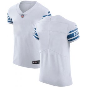 Wholesale Cheap Nike Lions Blank White Men\'s Stitched NFL Vapor Untouchable Elite Jersey