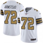Wholesale Cheap Nike Saints #72 Terron Armstead White Men's Stitched NFL Limited Rush Jersey