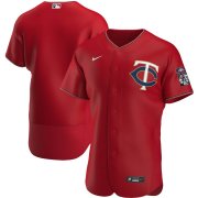 Wholesale Cheap Minnesota Twins Men's Nike Red Alternate 2020 Authentic Official Team MLB Jersey