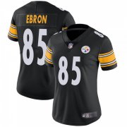 Wholesale Cheap Women's Pittsburgh Steelers #85 Eric Ebron Team Color Vapor Untouchable Jersey - Black Limited