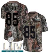 Wholesale Cheap Nike 49ers #85 George Kittle Camo Super Bowl LIV 2020 Men's Stitched NFL Limited Rush Realtree Jersey