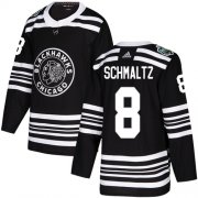 Wholesale Cheap Adidas Blackhawks #8 Nick Schmaltz Black Authentic 2019 Winter Classic Stitched NHL Jersey