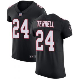 Wholesale Cheap Nike Falcons #24 A.J. Terrell Black Alternate Men\'s Stitched NFL New Elite Jersey