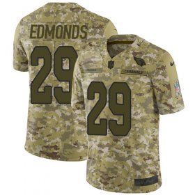Wholesale Cheap Nike Cardinals #29 Chase Edmonds Camo Men\'s Stitched NFL Limited 2018 Salute to Service Jersey