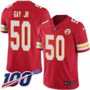Wholesale Cheap Nike Chiefs #50 Willie Gay Jr. Red Team Color Youth Stitched NFL 100th Season Vapor Untouchable Limited Jersey