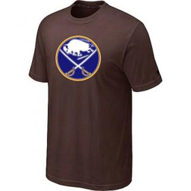 Wholesale Cheap Buffalo Sabres Big & Tall Logo Brown NHL T-Shirt