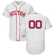 Wholesale Cheap Boston Red Sox Majestic Alternate Authentic Collection Flex Base Custom Jersey White