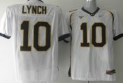 Wholesale Cheap California Golden Bears #10 Lynch White Jersey