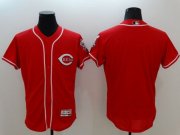 Wholesale Cheap Reds Blank Red Flexbase Authentic Collection Stitched MLB Jersey