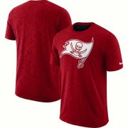 Wholesale Cheap Men's Tampa Bay Buccaneers Nike Red Sideline Cotton Slub Performance T-Shirt