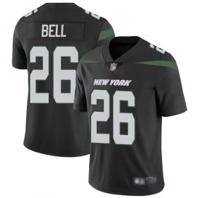 Wholesale Cheap Nike Jets #26 Le\'Veon Bell Black Alternate Men\'s Stitched NFL Vapor Untouchable Limited Jersey