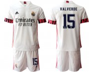 Wholesale Cheap Men 2020-2021 club Real Madrid home 15 white Soccer Jerseys1