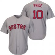 Wholesale Cheap Red Sox #10 David Price Grey Cool Base Stitched Youth MLB Jersey