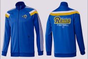 Wholesale Cheap NFL Los Angeles Rams Victory Jacket Blue