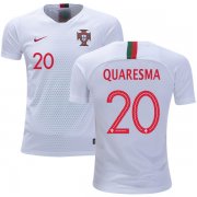 Wholesale Cheap Portugal #20 Quaresma Away Kid Soccer Country Jersey