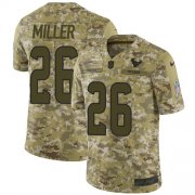 Wholesale Cheap Nike Texans #26 Lamar Miller Camo Men's Stitched NFL Limited 2018 Salute To Service Jersey